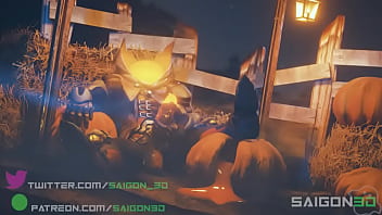 Preview 2 of Mom And Sister Xxx Vidoscom - Overwatch Halloween Special Fap