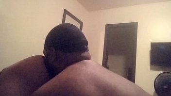 Preview 3 of Skinny Asian Fake Tits - Rock is enjoying the scent of his girls ass!!!