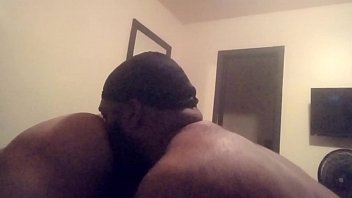 Preview 1 of Skinny Asian Fake Tits - Rock is enjoying the scent of his girls ass!!!