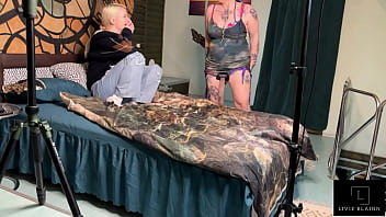 Preview 2 of Zim Students - BTS strap on step mom scene