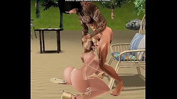 Preview 2 of Big Coky - Horny Ravelicious fucks Paul on the beach
