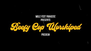 Preview 1 of Elke Life Sex - Beefy Cop Worshiped