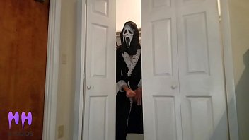 Preview 4 of Seacheniste Baldizini Sikiyor - Step Son Spies On For Halloween Prank (Preview)