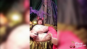 Preview 2 of Sek And Hapyy - Demon Girl Plays With Different Toys and Fucks Her Ass on Halloween
