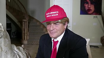 Preview 3 of Public Teenager Extreme - Donald Trump and Ivanka Trump Convince Mexican President Nieto To Finance THE WALL