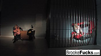 Preview 4 of Doctor Graet - Watch Brooke Brand Banner be both the Cop and the Inmate!