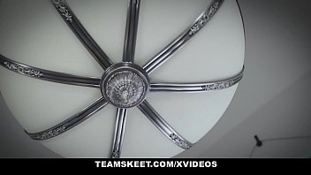 Preview 1 of New 2019 Sexy - The Shining Parody - Scared Guy Fucks Ghost Twins Jessae Rosae and Val Steele - TeamSkeet