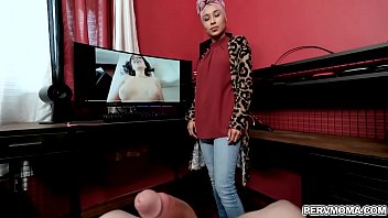Preview 1 of Aamiri Khan - Stepson masturbating in his room and gets caught by stepmom