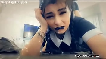 Preview 3 of Tube8 Melayu - Happy Halloween by Sexy Angel |Stripper - try on Halloween costumes