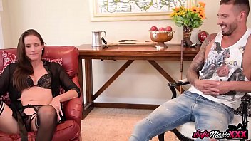 Preview 2 of Jordi El Nino Gangbang Mom - MILF Escort Sofie Marie Blows Stud Before Passionate Pounding