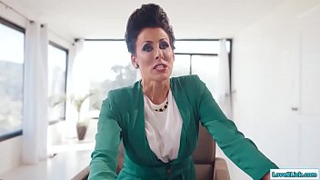 Preview 1 of Force Sex Teen - 2 milfs lick pussy in a conference room