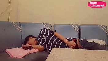 Preview 1 of Guy Eats Him Cum - [Hansel Thio Channel] I Will Be Your Talent Brazzers - Sweet Fragrance Step Sister&#039_s G-String Part 2