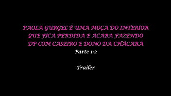 Preview 1 of Lan Quyn Nhy U T12 - SetSexVideos - Mo&ccedil_a do interior fica perdida e acaba fazendo DP com caseiro e dono da ch&aacute_cara. Paola Gurgel,  Vagninho,  Higor Negr&atilde_o- Parte 1-2,  Trailer
