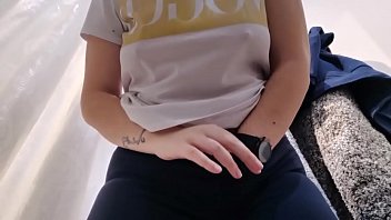 Preview 4 of Pornstarpoosoo - Your buy a new sweater but first squirts on her hands in a shop fitting room