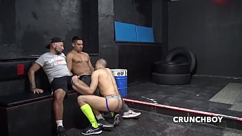Preview 2 of Son Oil Massage Mom - CHUCHO MARTIN fucked bareback by Jess ROYAN and Salvador MENDOZA