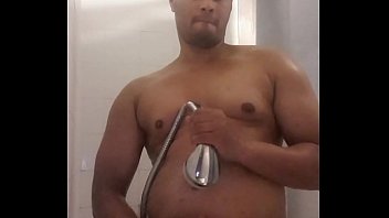Preview 2 of Swallowing Hugh Load - shower stroke