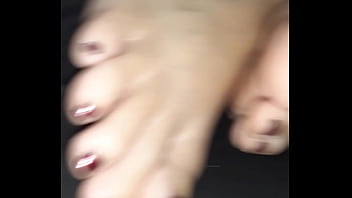 Preview 4 of Brooklyn Chase Fucked - Beautiful feet relaxing