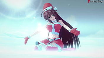 Preview 3 of Touhou Bondage - Akeno and Rias Gremory 3some The best Gift | HS DXD NTR Madness 7 | Full Movie on PTRN or Sheer: Fantasyking3