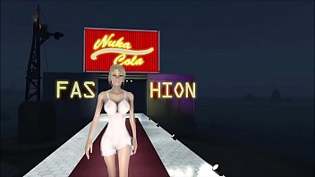 Preview 2 of Aunt And Nephew Smoke And Fuck - Fallout 4 Fashion Big Boobs (Sky)