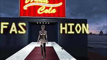 Preview 3 of Aunt And Nephew Smoke And Fuck - Fallout 4 Fashion Big Boobs (Sky)