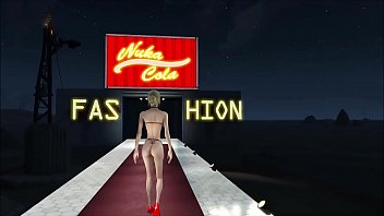 Preview 1 of Aunt And Nephew Smoke And Fuck - Fallout 4 Fashion Big Boobs (Sky)