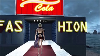 Preview 4 of Aunt And Nephew Smoke And Fuck - Fallout 4 Fashion Big Boobs (Sky)
