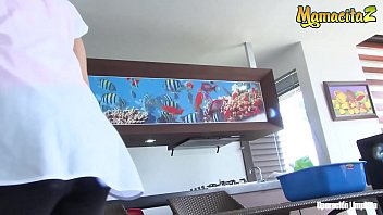 Preview 1 of Long Saxy Vedio - MAMACITAZ - #Sofia Candela #Charles Gomez - Amateur Latina Maid Got Played By Horny Hotel Guest And Fucks With Him