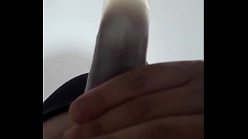 Preview 4 of Fresh Phussy Fucking - Huge load in condom