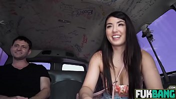 Preview 1 of Sxs Xxx Ver Gin - Mina Moon Korean Teen Fuck in Bus