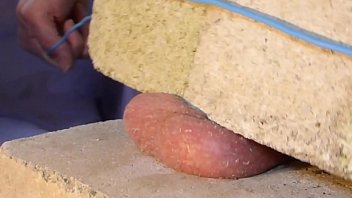 Preview 3 of Angelina Ebbi - Brick Rolled on Balls