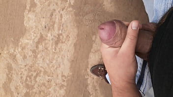Preview 3 of Wet Pussi Porn - Paja en la calle de tierra