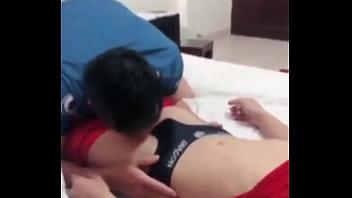 Preview 1 of Ddf Busty - 9 Smoking boy and jerking and blowing my load asian