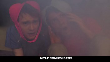 Preview 2 of Japanixxvideo - (Mercedes Carrera) Rewards The Teen Neighbor With A Blowjob - Mylf
