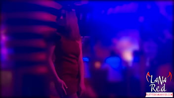 Preview 1 of Old Man Sex Antey - Sexy Slut Sensual Suck Big Dick and Cum Swallow In Nightclub Toilet After Hot Dance