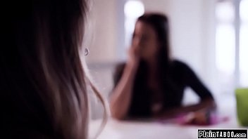 Preview 2 of Hardcore Penetrate On The Table - Perv couple fucking their stepdaughters