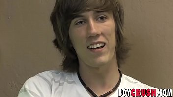 Preview 2 of Aril Tube - Horny twink Kurt Starr jerking off his cock after interview