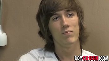 Preview 1 of Aril Tube - Horny twink Kurt Starr jerking off his cock after interview