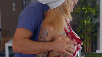Preview 1 of Sis Play Big Cock - Bonnie Rotten - BBQ Boning