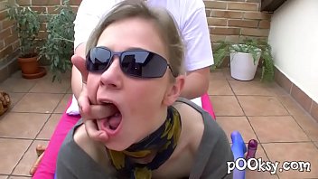 Preview 4 of Bos Beauty - Anal Redhead with Flexible legs and Lollipop in Pussy