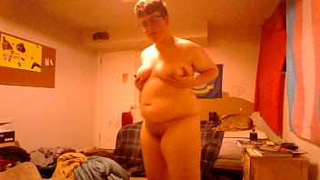 Preview 4 of Svita Bhabhi Xxx - After a Long Day Young Chubby Ftm Trans Man Strips down and Teases self