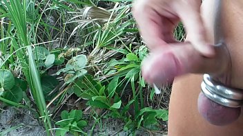 Preview 4 of Balochi Xxxx - Public beach jerk off with big load of cum.