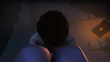 Preview 3 of Splits Doing - 「Under Blessed Moonlight」by Coot27 [Original SFM Porn]