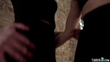Preview 1 of Satu Cwok Tujuh Cwe - Skinny teen lesbians Evelina Darling and Lexi Layo in sexy lingeries licking juicy pussies