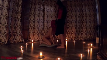 Preview 2 of Sunny Leone Amazing Best Xxxfuck - Girl Deep Sucks,  Hard Fucks and Swallows Cum at Demon Ritual - Halloween