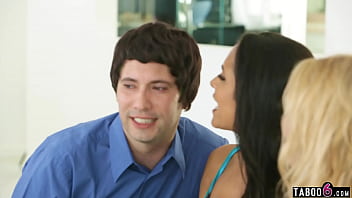 Preview 1 of Bazar Slave - Latina Abby Lee Brazil visiting America host parents are extremely friendly