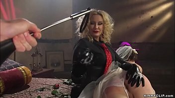 Preview 1 of Tube Tnis - Mistress makes man bride sucking dick