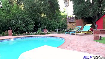 Preview 1 of Rii Nude - MilfTrip Huge Tit MILF Becky Bandini Pounded Outdoor