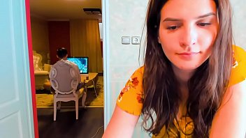 Preview 2 of Javhihi Japanese Porn - Shhhh My step Brother Can Hear Me!