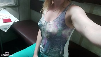 Preview 1 of Bf Xxxx Sexy Full Hd Video - Babe Masturbates Pussy in the Train Compartment and Has Strong Orgasm