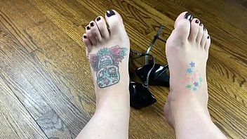 Preview 4 of Asia Sex Diary Arab - Frannie Feets Crushes Muffins In Sexy Heels